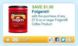 NEW $1.00/1 Folgers Coffee!! | DiscountQueens.com