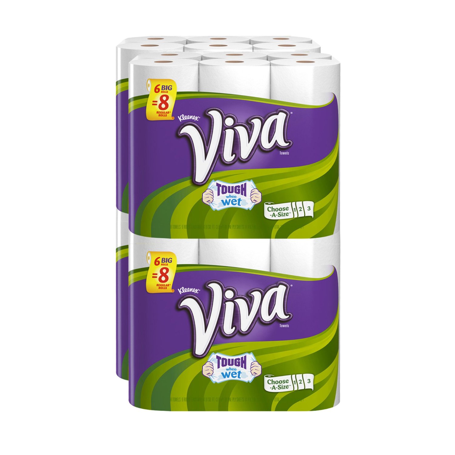 save on viva paper towels choose a size big roll 6 kohls christmas towels