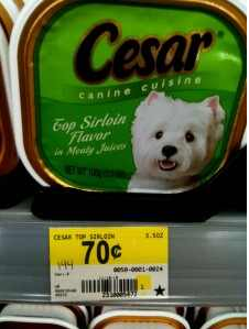 Cesar dog food coupons