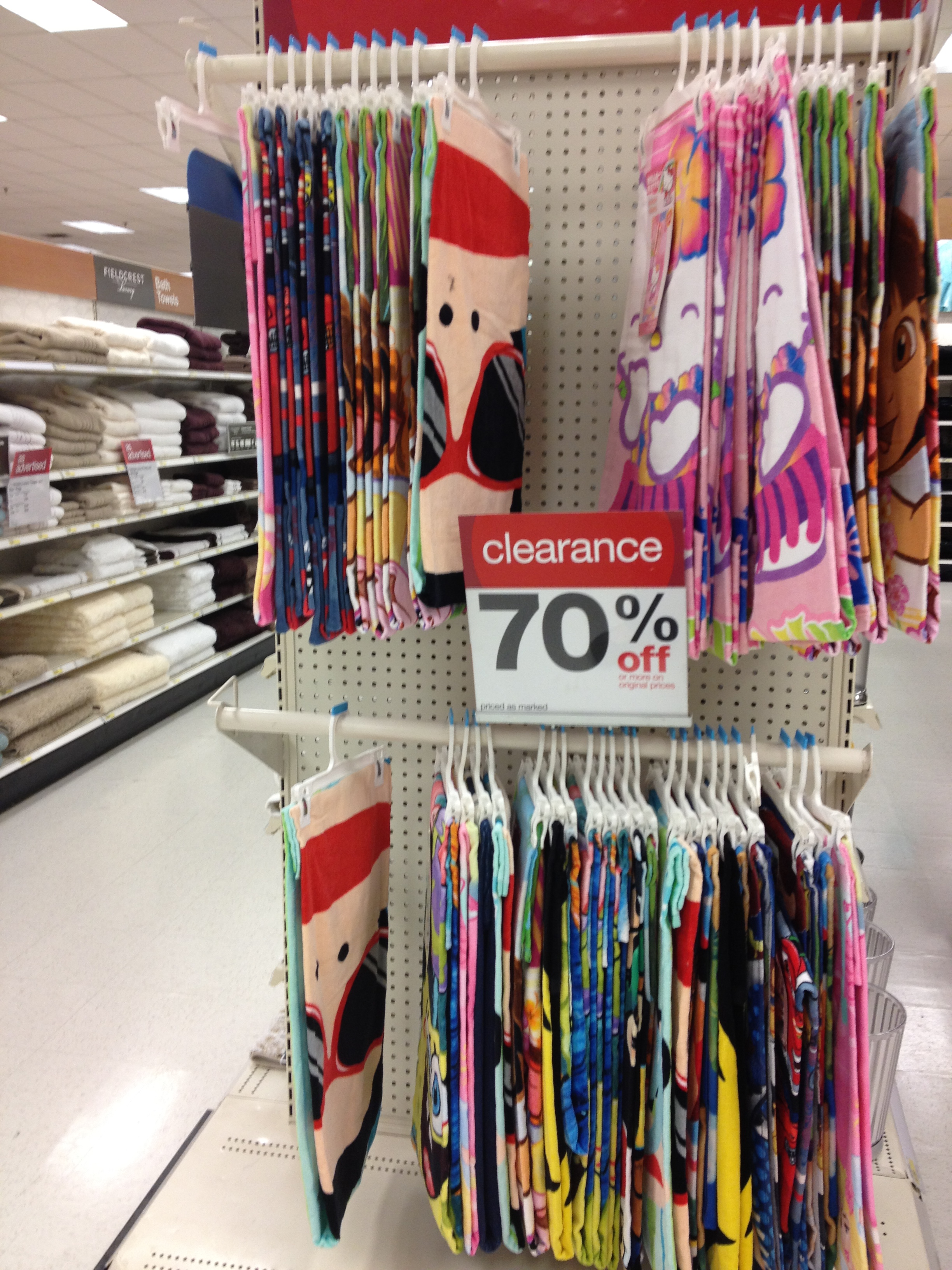 Target Beach Towels 3.28 and school supplies 30 off