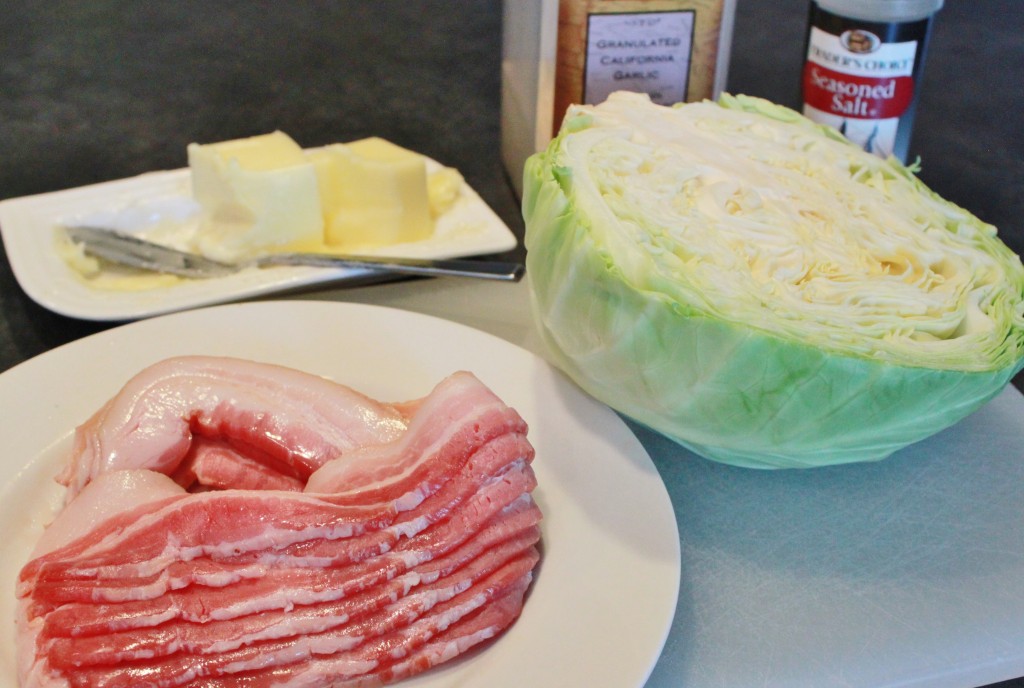 Grilled Bacon Wrapped Cabbage