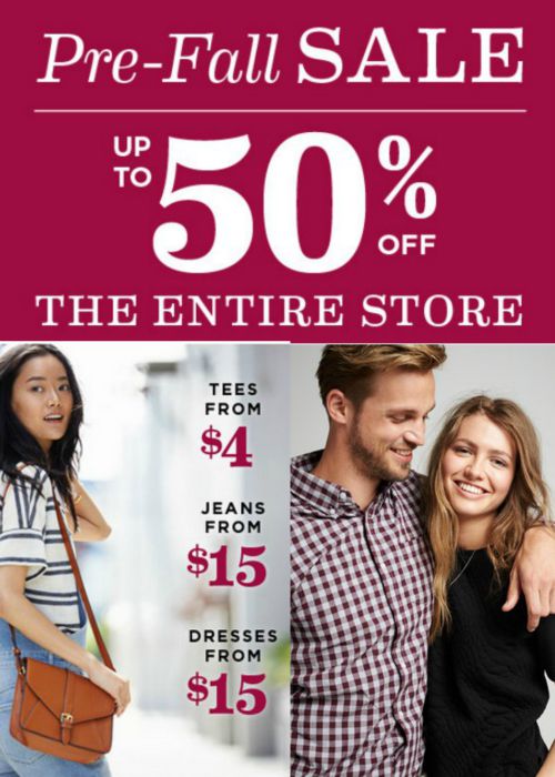 Old Navy Pre-Fall Sale - up to 50% off! | DiscountQueens