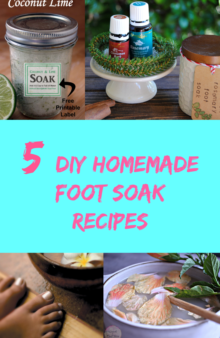 5 DIY Homemade Foot Soak Recipes | DiscountQueens.com