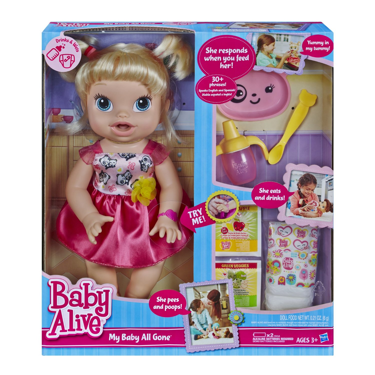 Baby Alive My Baby All Gone Doll, Only 25.99 at Amazon