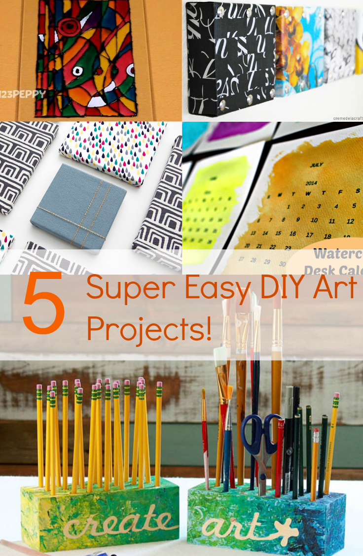 5 Super Easy DIY Art Projects!