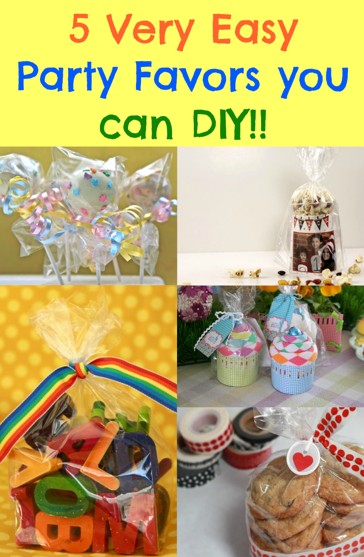 5 Very Easy Party Favors you can DIY!!