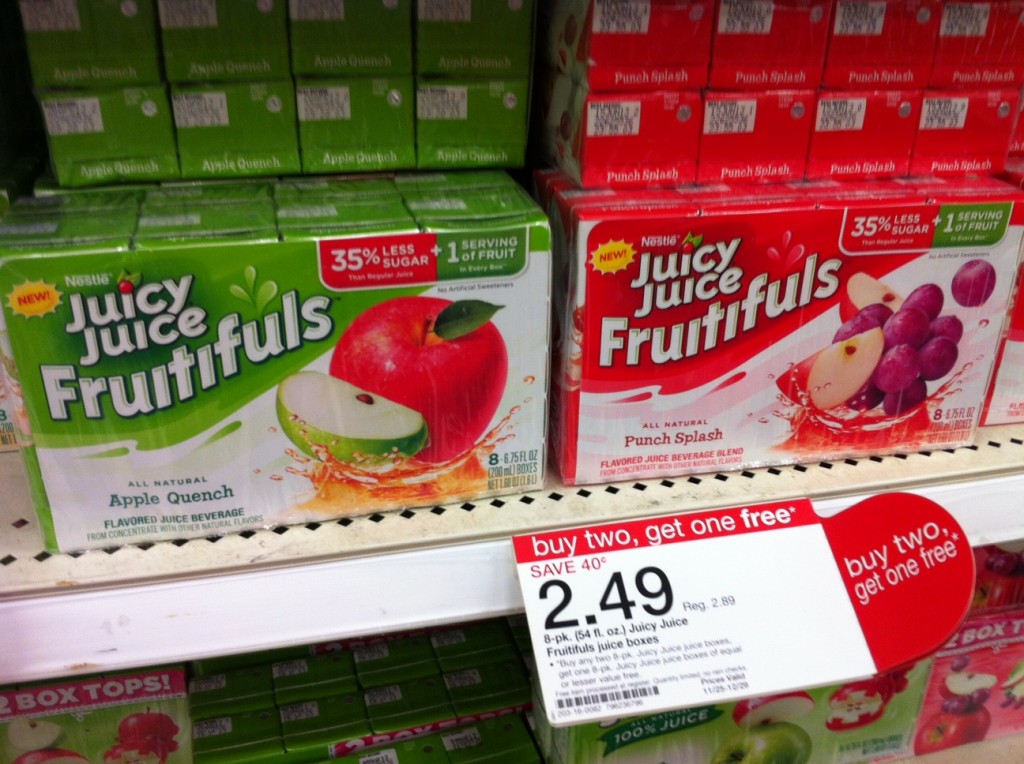 Target Juicy Juice Fruitfuls, 8pk only 1!