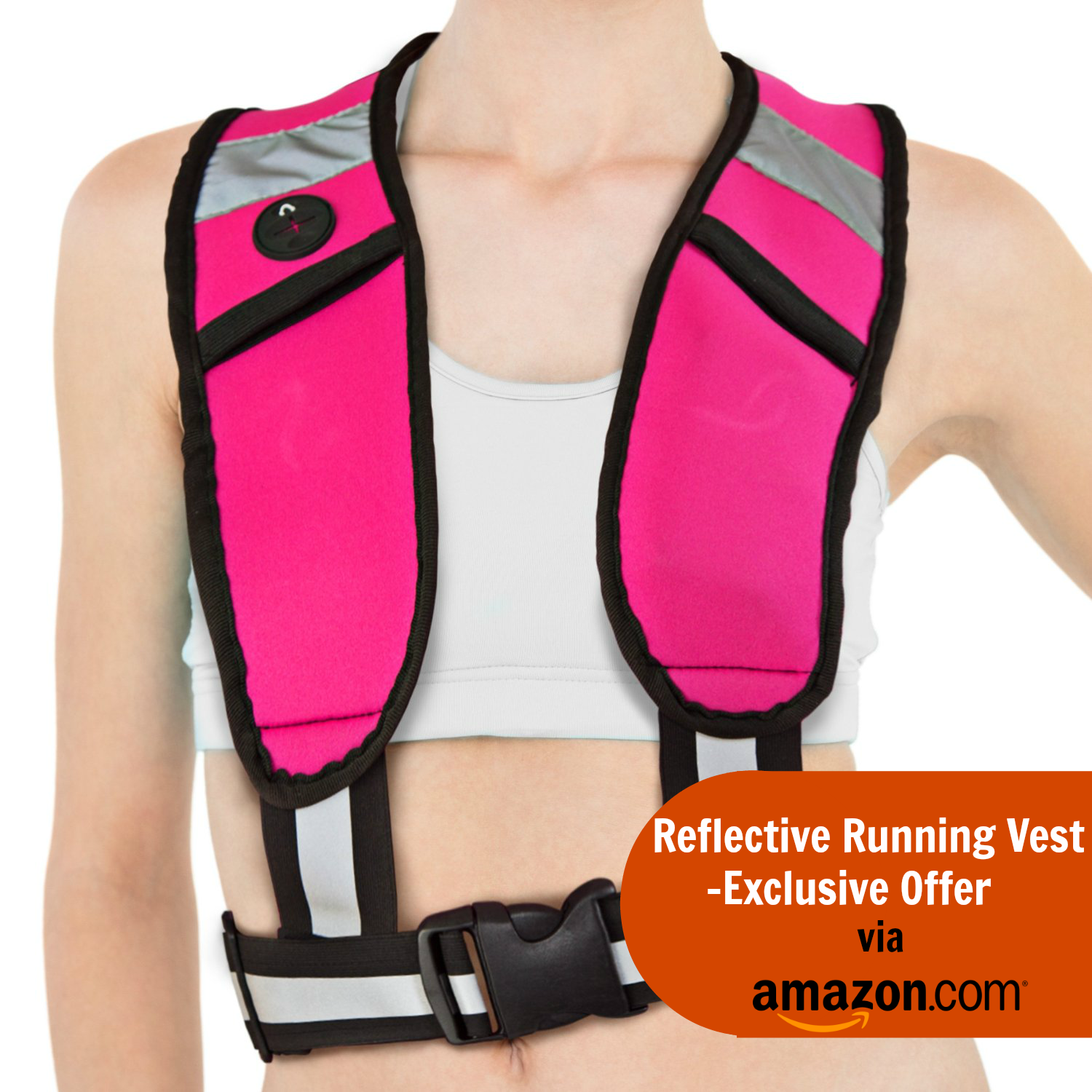**Exclusive Offer Reflective Safety Running Vest only 9.86! (was 49.