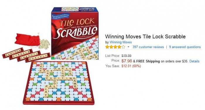 Winning Moves Tile Lock Scrabble 7 98 Reg 19 99 Best Price Winning Moves Scrabble