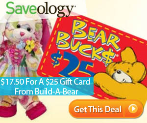 Saveology: $25 Build a Bear Gift Card for just $17.50 | DiscountQueens.com