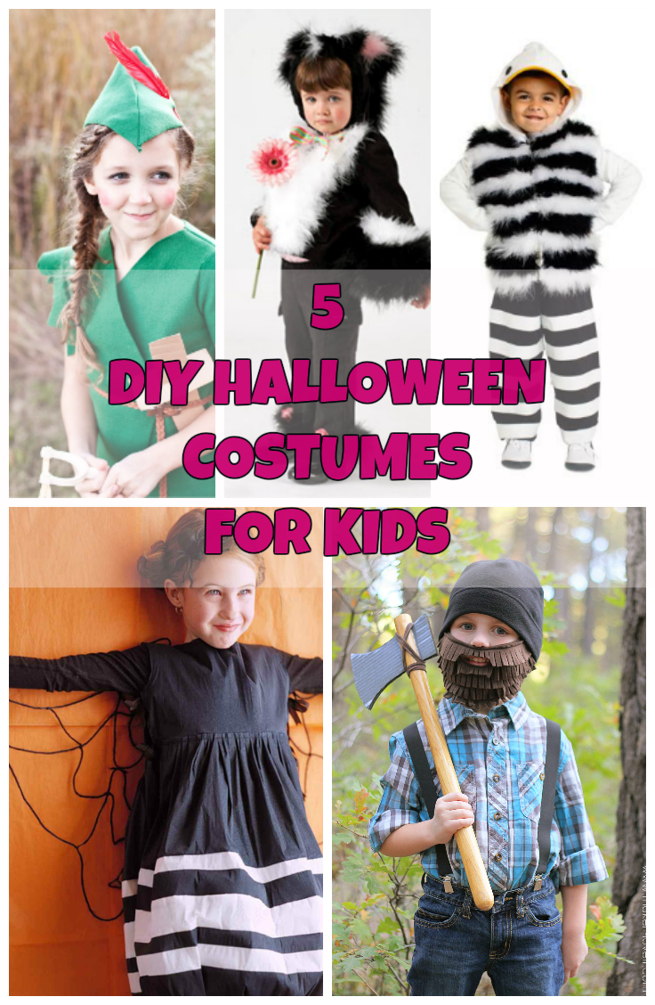 5 DIY HALLOWEEN COSTUMES FOR KIDS | DiscountQueens.com