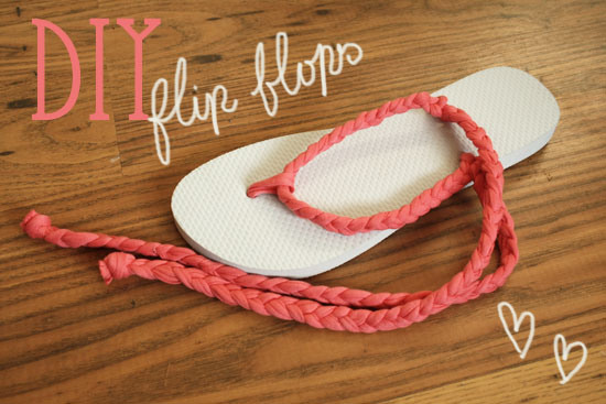 DIY flip flops