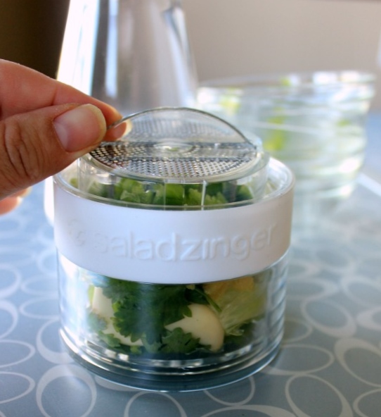 Salad Zinger Review + DIY Cilantro Ginger Lime Vinaigrette Recipe!