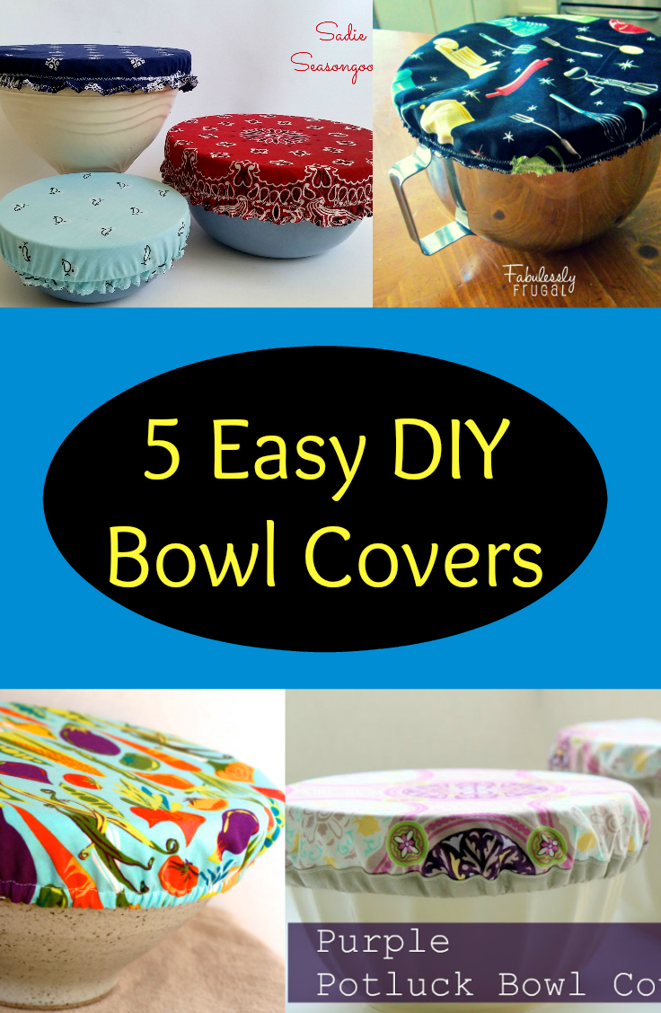 5 Easy DIY Bowl Covers | DiscountQueens.com