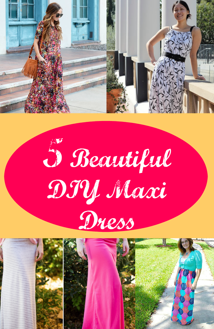 5 Beautiful DIY Maxi Dress | DiscountQueens.com