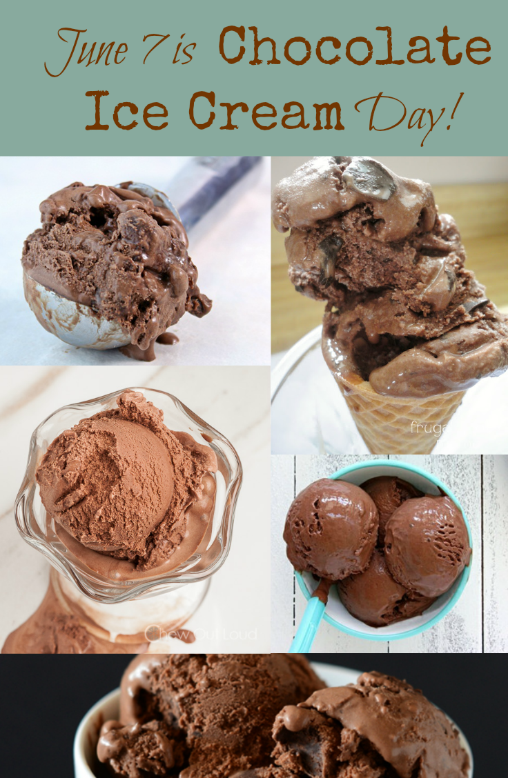 June 7 is National Chocolate Ice Cream Day! | DiscountQueens.com