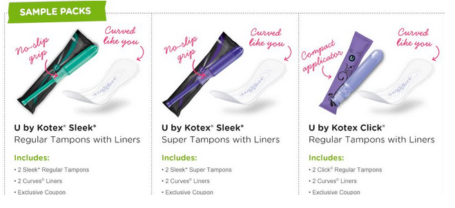 Free U by Kotex Tampons and Liners Sample Pack!!! | DiscountQueens.com
